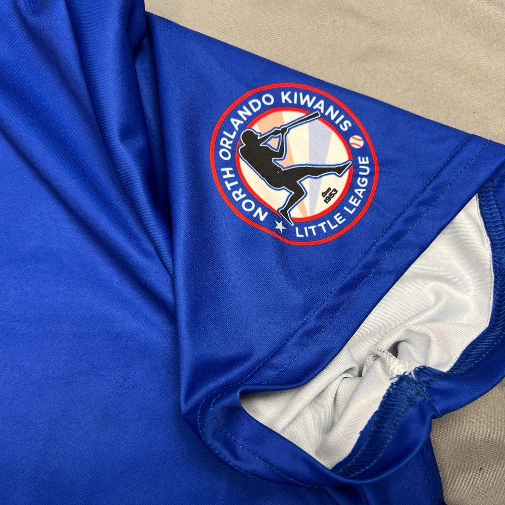 MLB New York Mets Jersey Shirt Mens XL Blue Little League Pullover Top